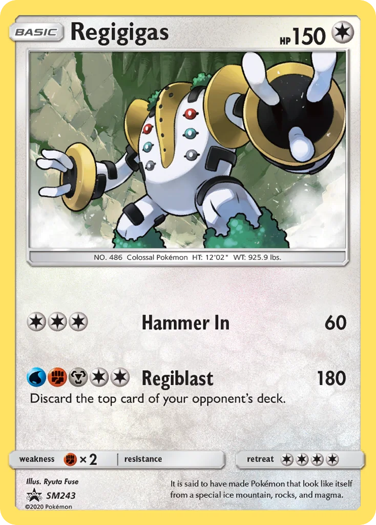Regigigas Pokemon card