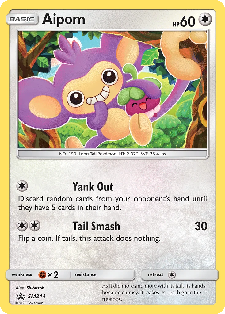 Aipom Pokemon card