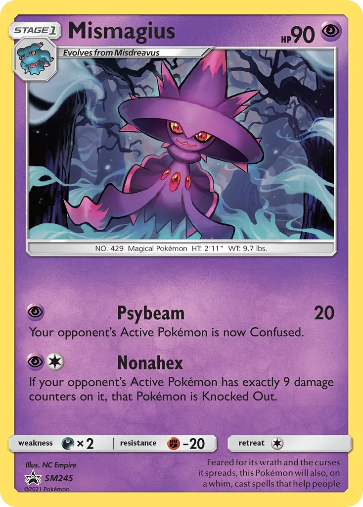 Mismagius Pokemon card
