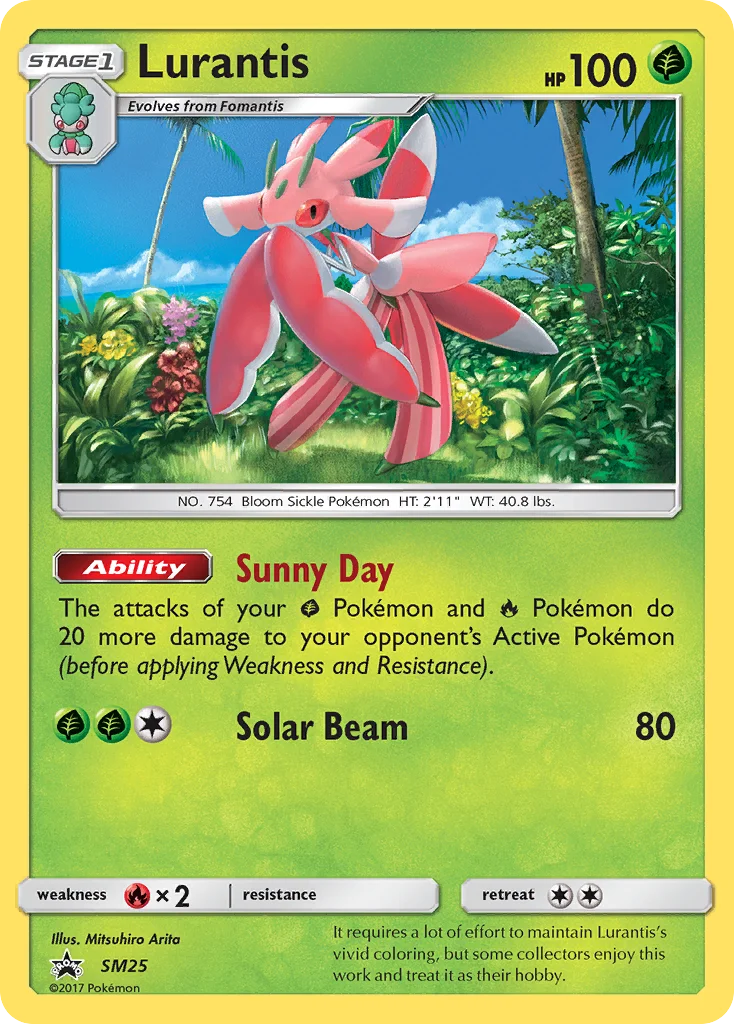 Lurantis Pokemon card