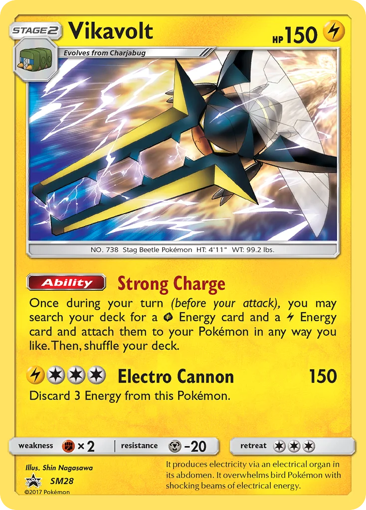 Vikavolt Pokemon card