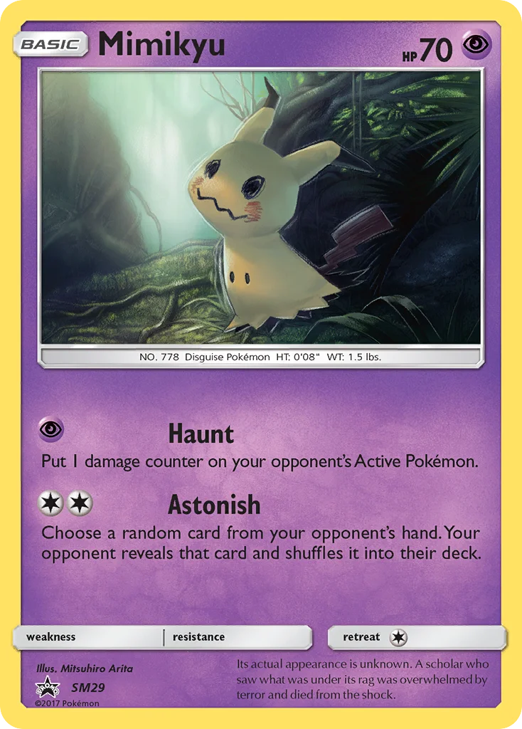 Mimikyu Pokemon card