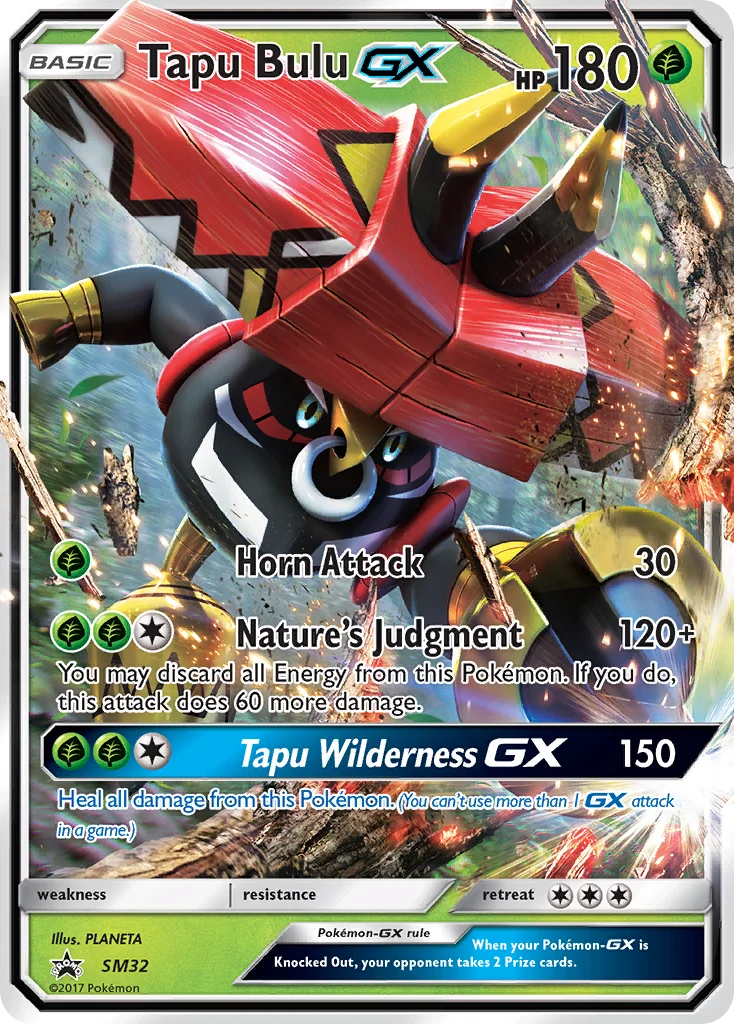 Tapu Bulu-GX Pokemon card