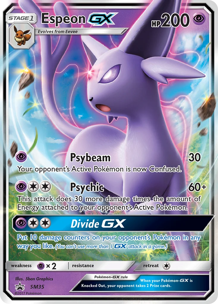 Espeon-GX Pokemon card