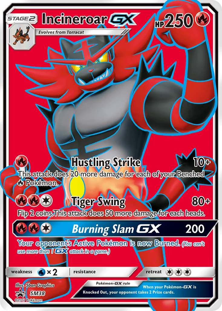 Incineroar-GX Pokemon card