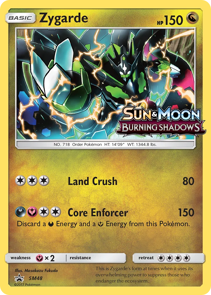 Zygarde Pokemon card
