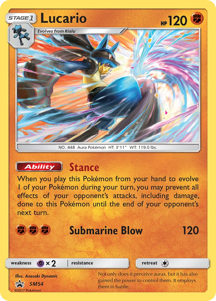 Lucario Pokemon card