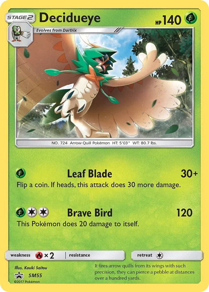 Decidueye Pokemon card