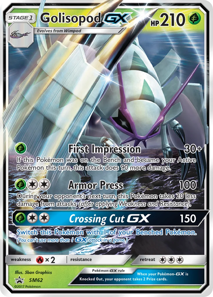 Golisopod-GX Pokemon card