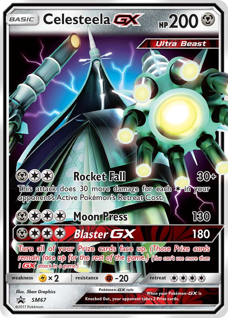 Celesteela-GX Pokemon card
