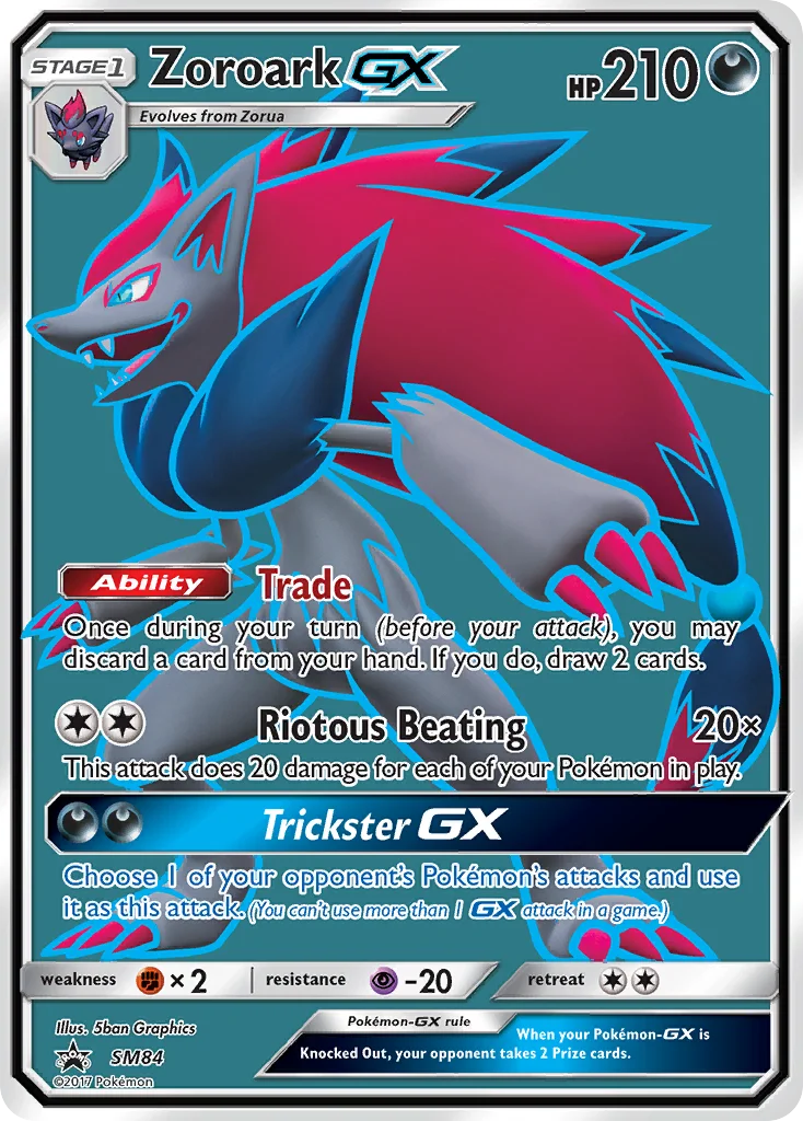 Zoroark-GX Pokemon card
