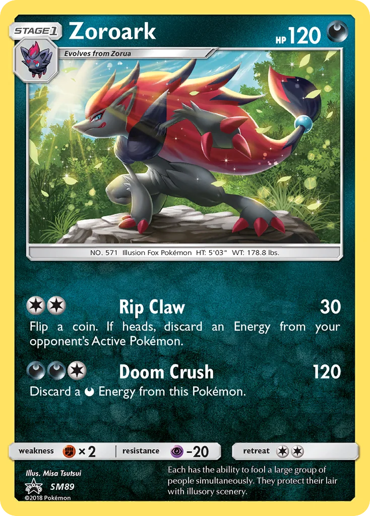 Zoroark Pokemon card