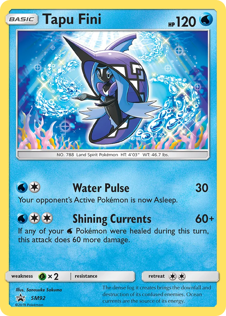 Tapu Fini Pokemon card