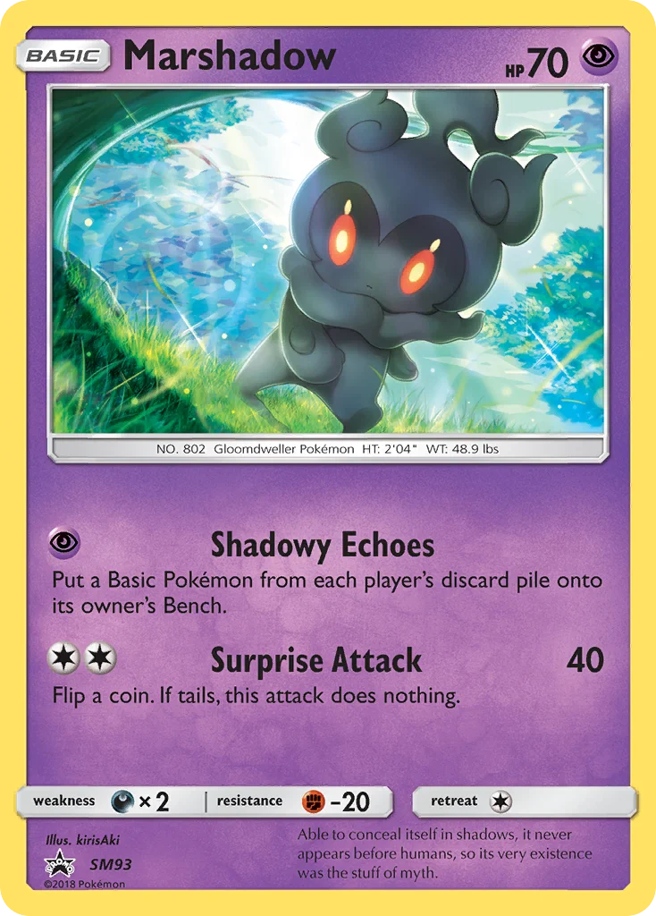 Marshadow Pokemon card