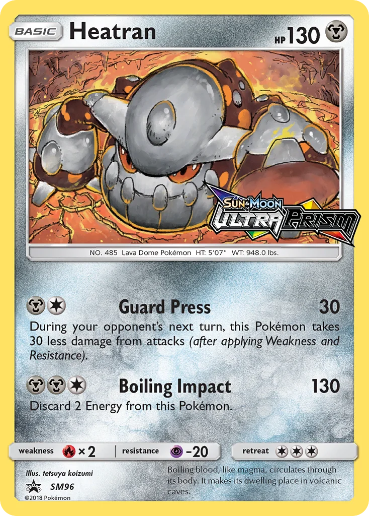 Heatran Pokemon card