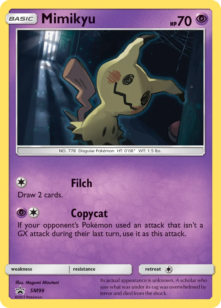 Mimikyu Pokemon card