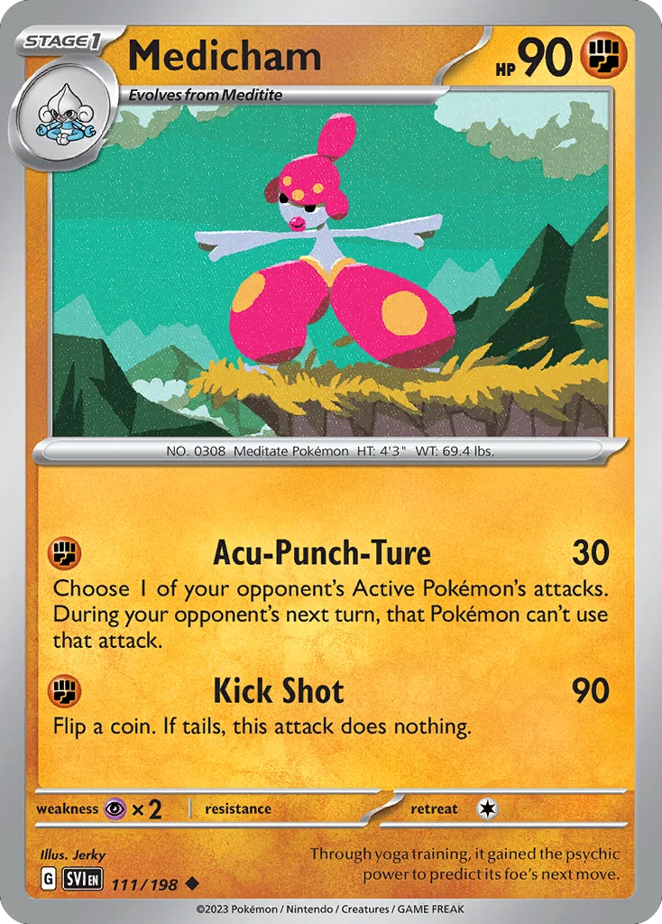 Medicham Pokemon card