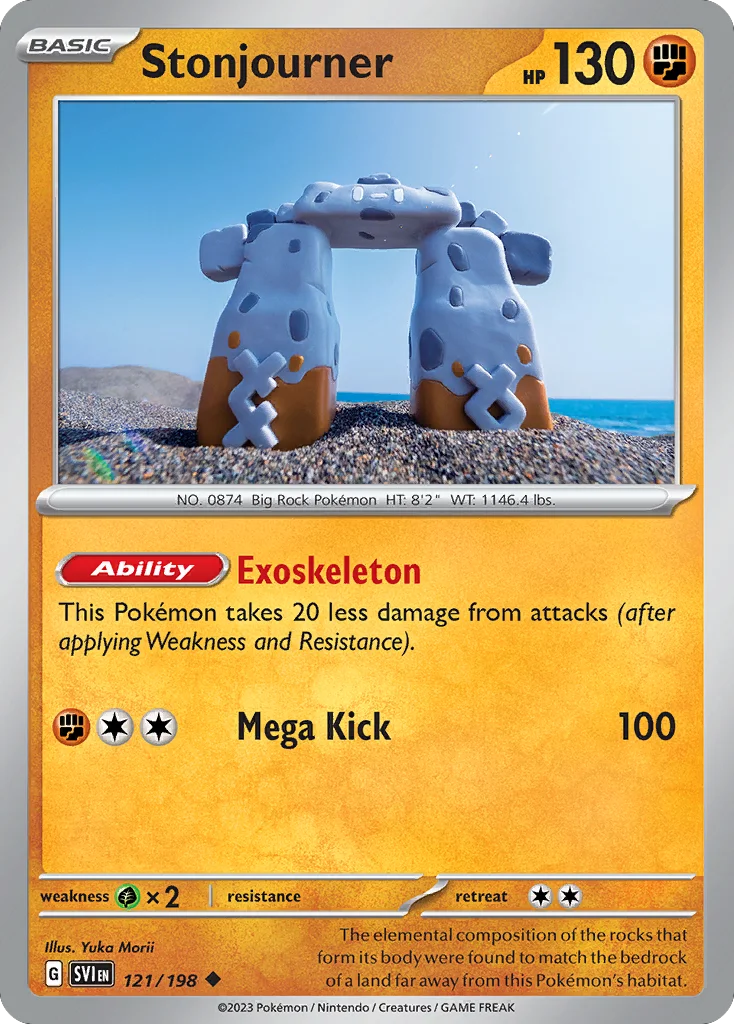 Stonjourner Pokemon card