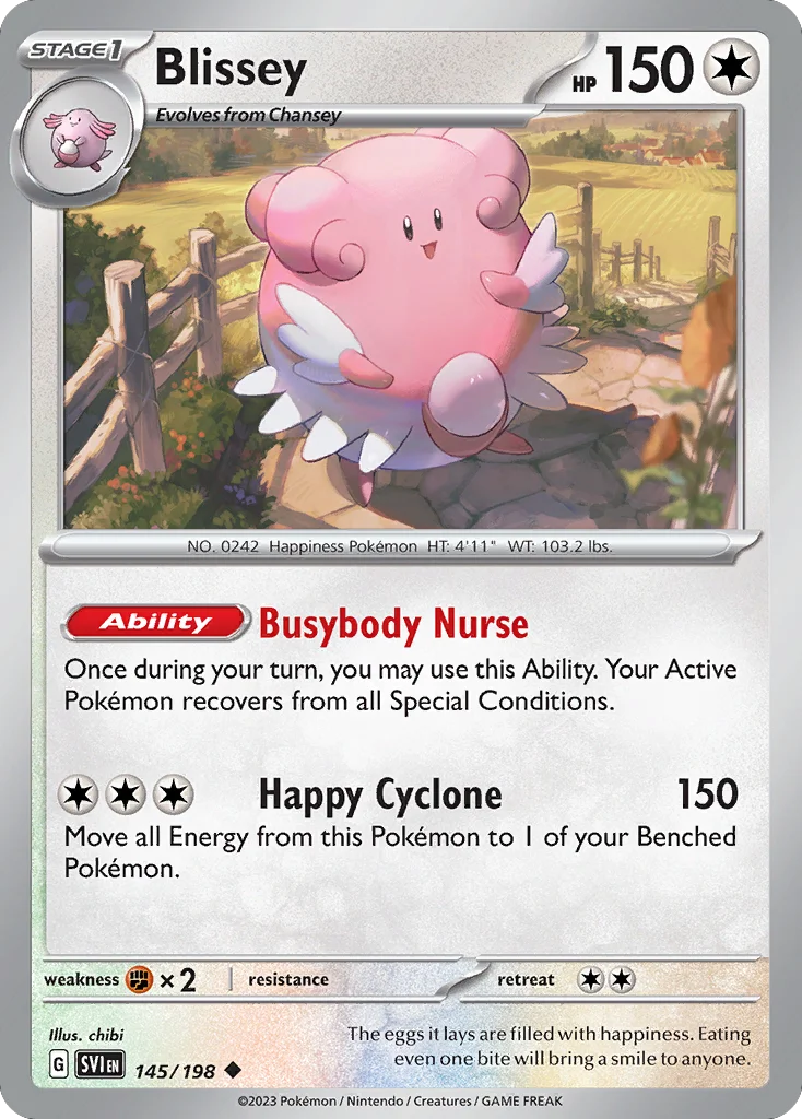 Blissey Pokemon card