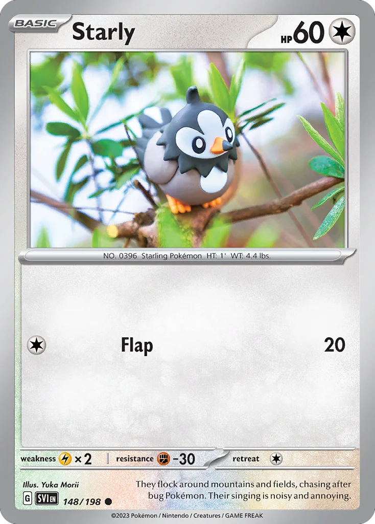 Starly Pokemon card