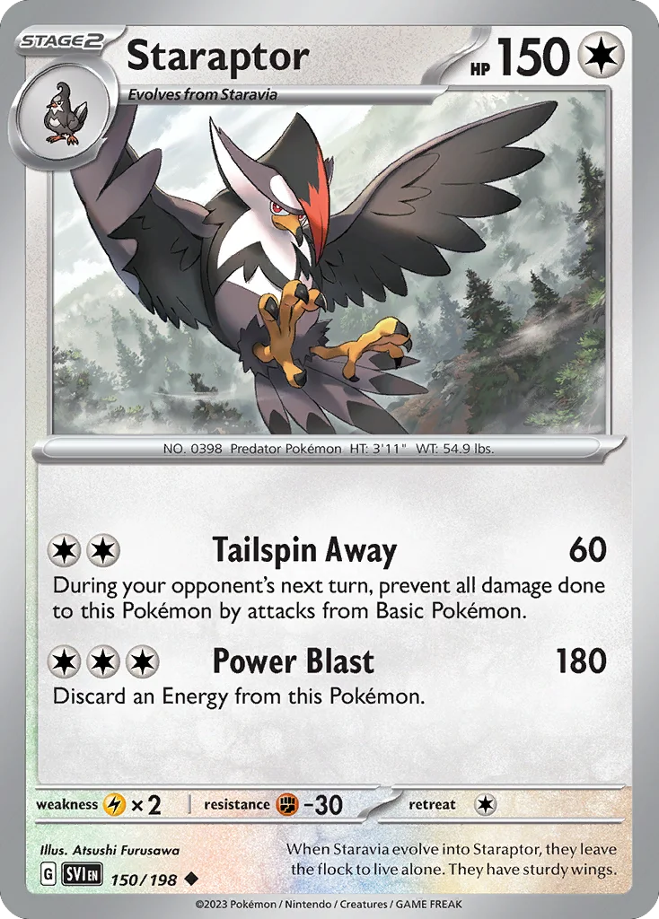 Staraptor Pokemon card