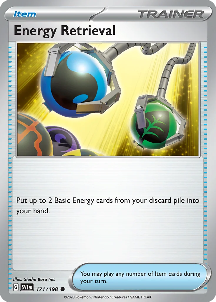Energy Retrieval Pokemon card