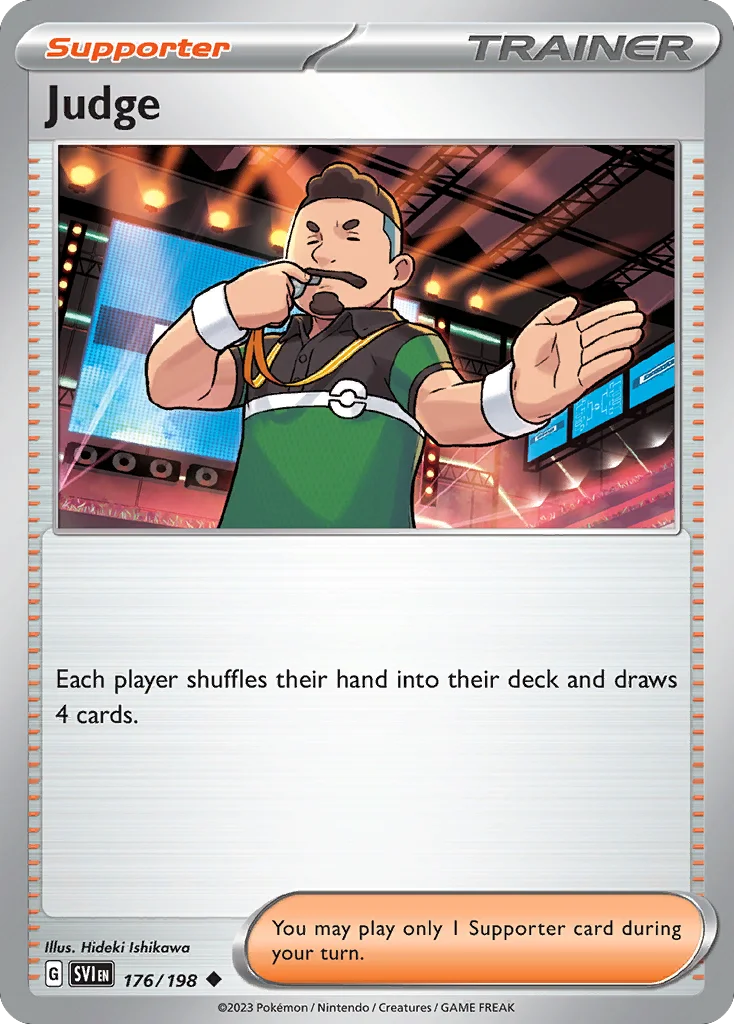 Judge Pokemon card