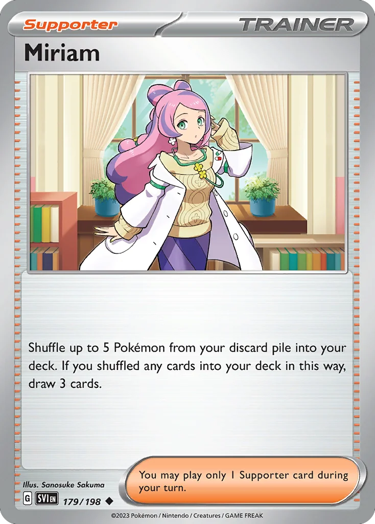 Miriam Pokemon card