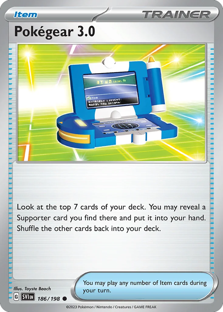 Pokégear 3.0 Pokemon card