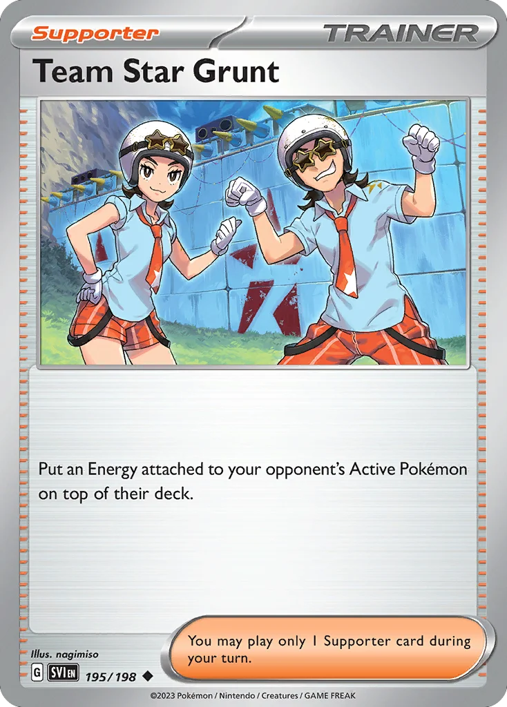 Team Star Grunt Pokemon card