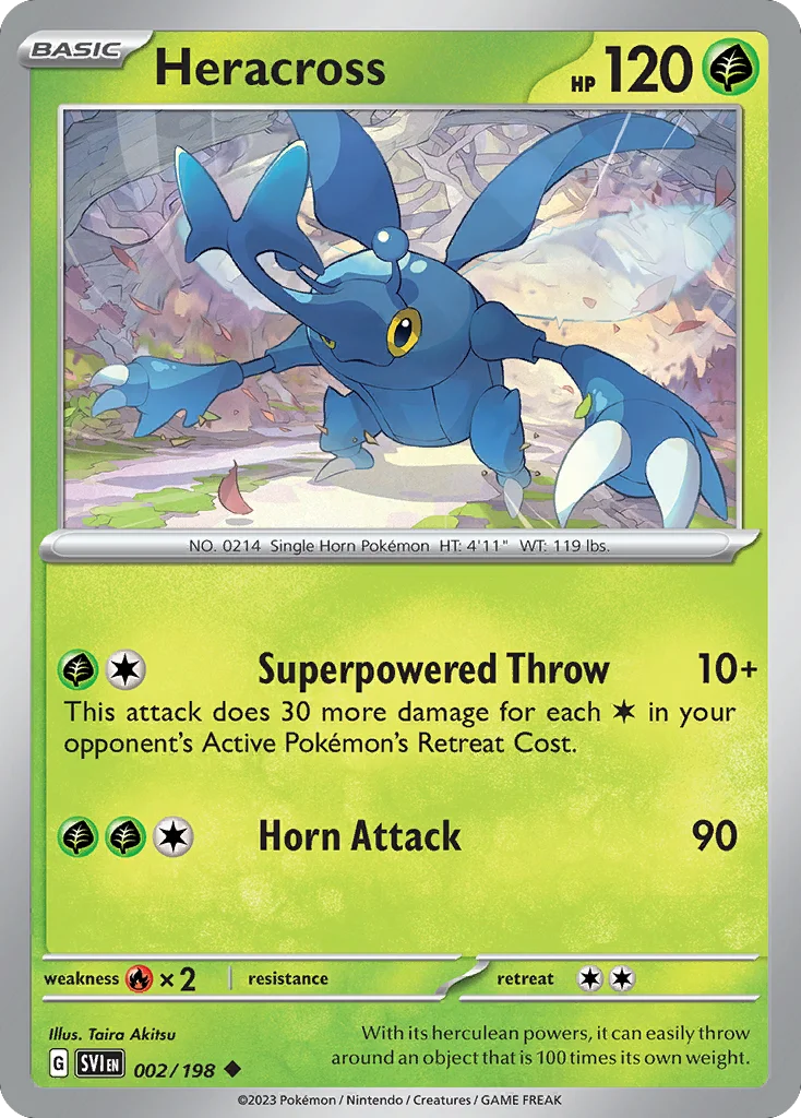 Heracross Pokemon card