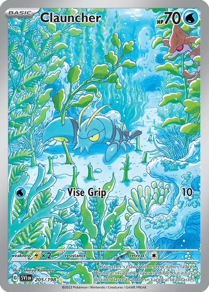 Clauncher Pokemon card