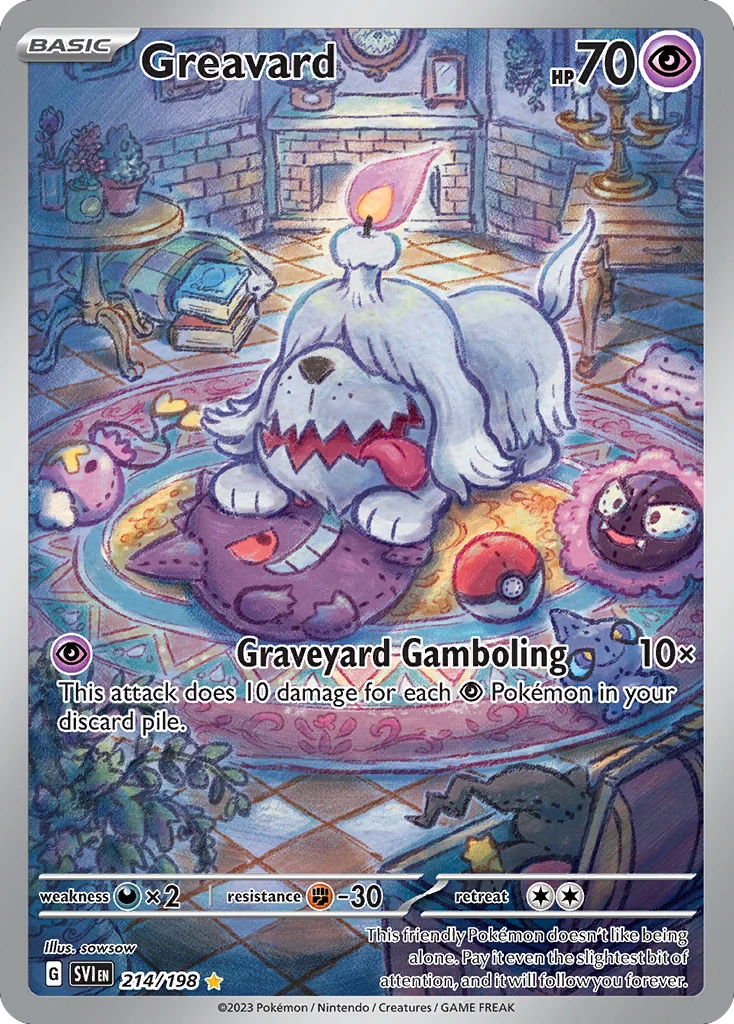 Greavard Pokemon card