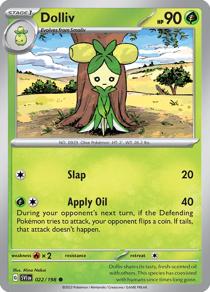 Dolliv Pokemon card