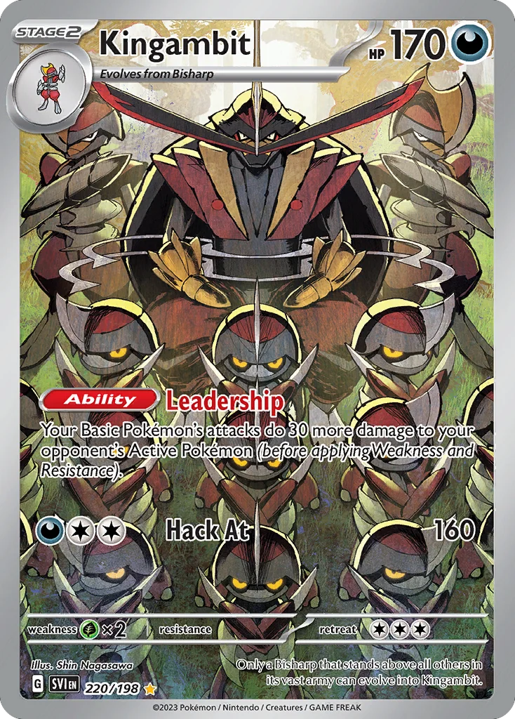 Kingambit Pokemon card
