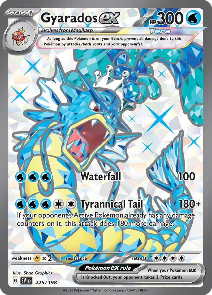 Gyarados ex Pokemon card
