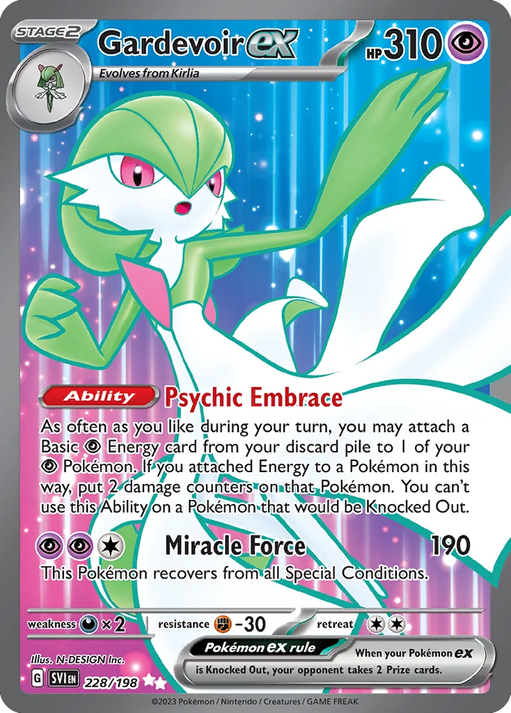 Gardevoir ex Pokemon card