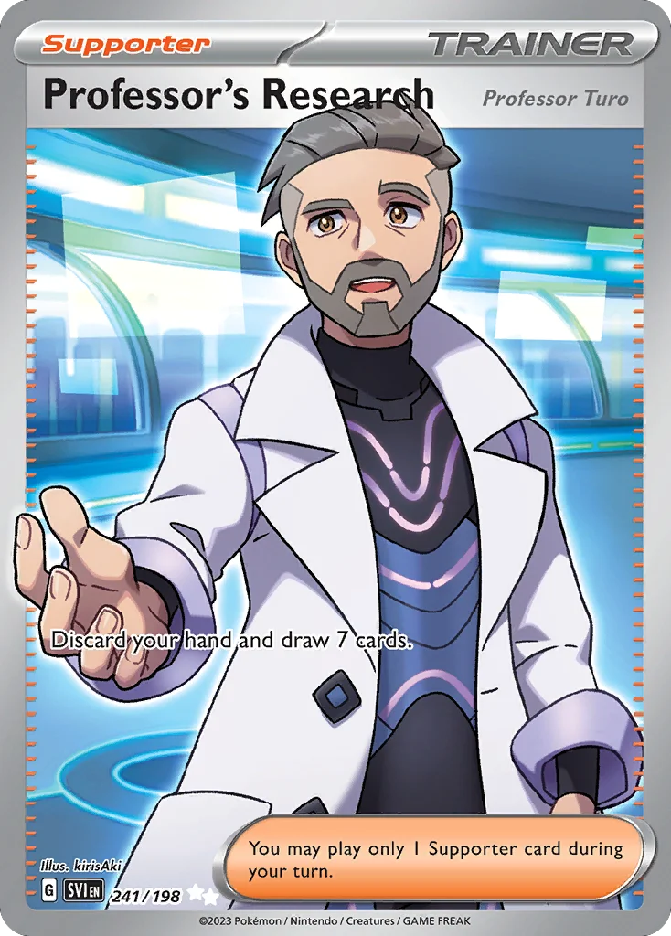 Professor's Research (Professor Turo) Pokemon card