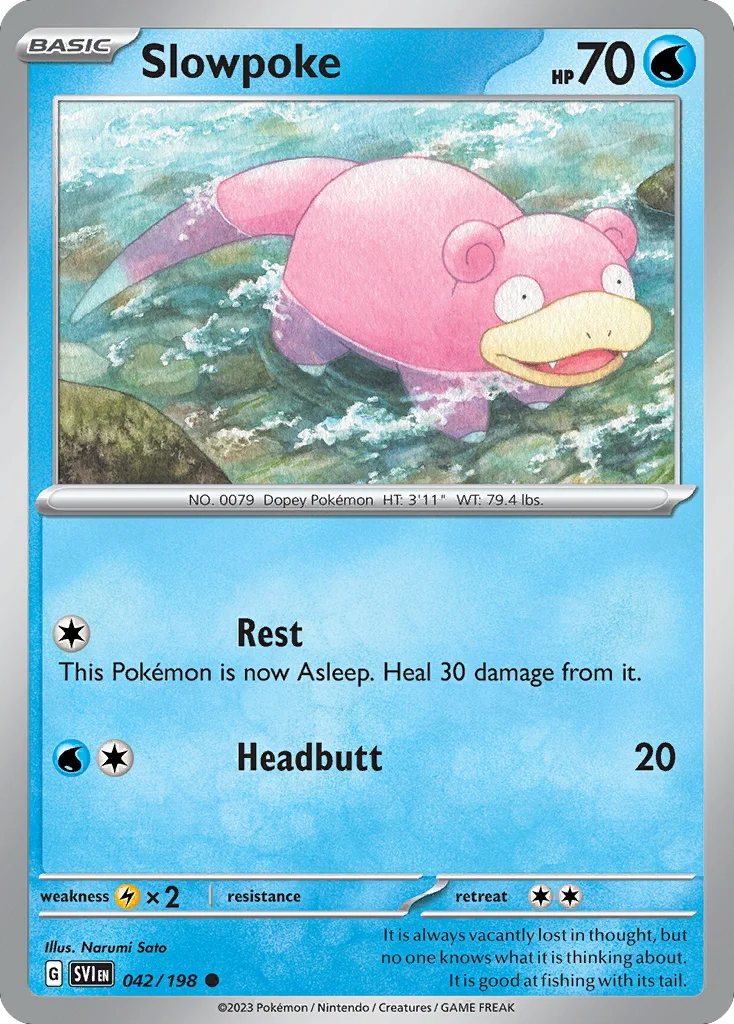 Slowpoke Pokemon card