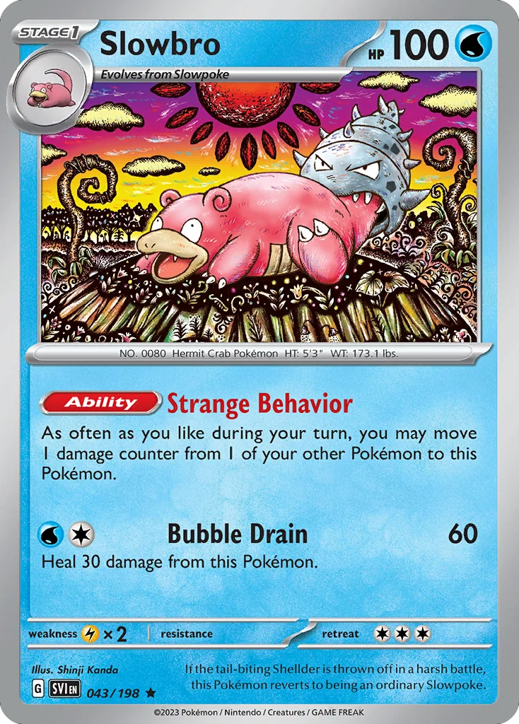 Slowbro Pokemon card