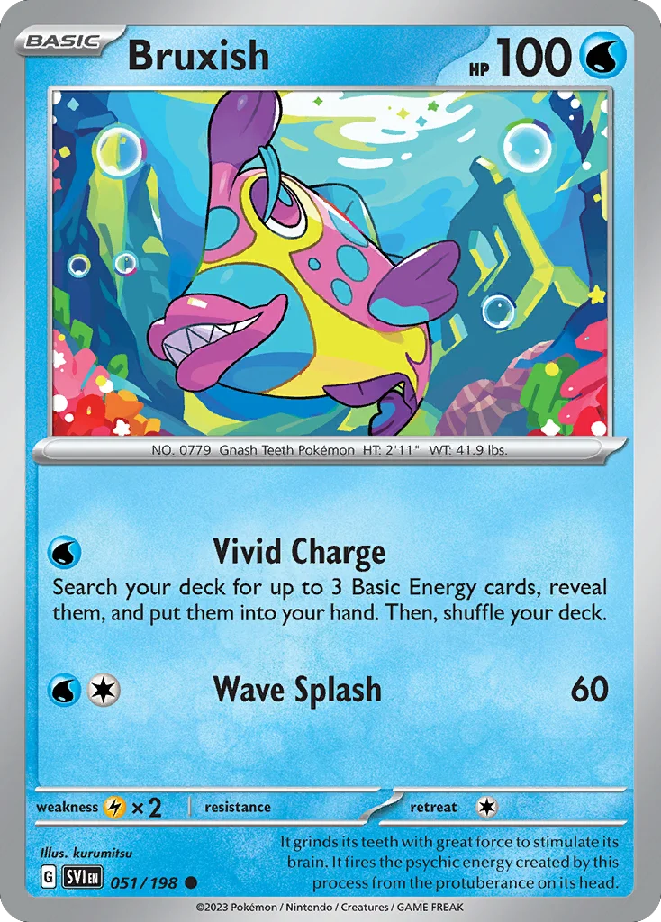 Bruxish Pokemon card