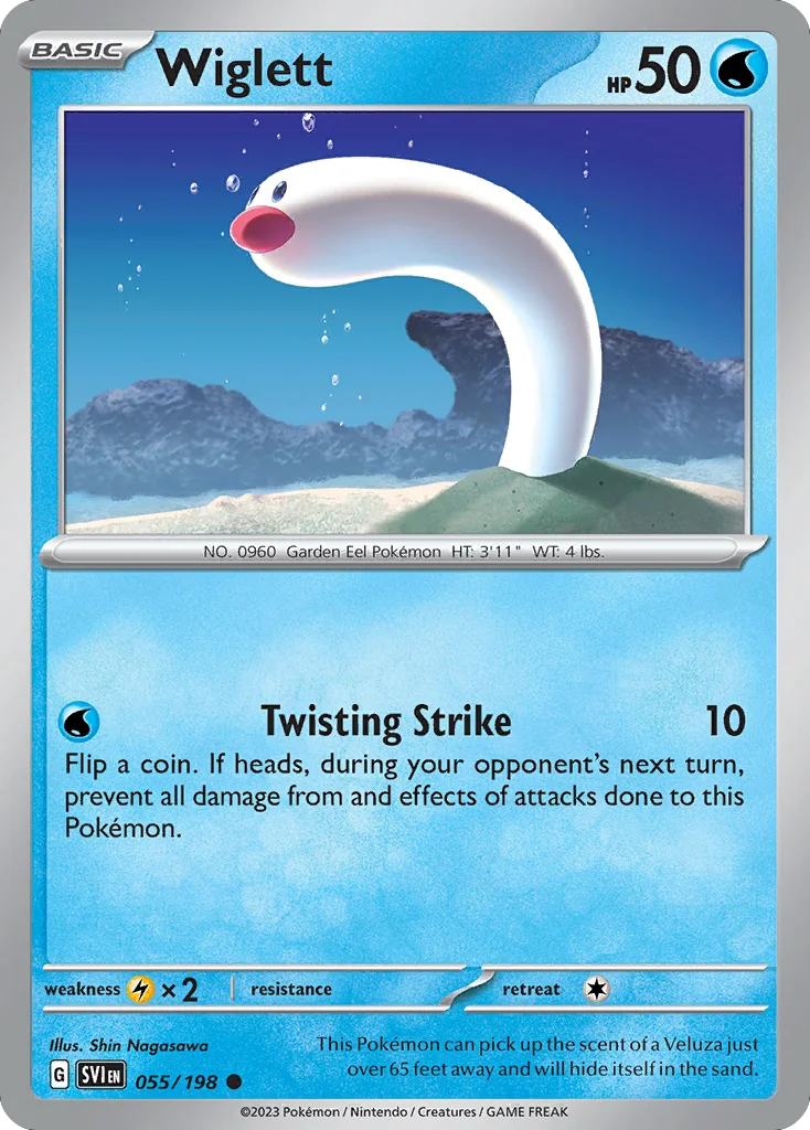 Wiglett Pokemon card