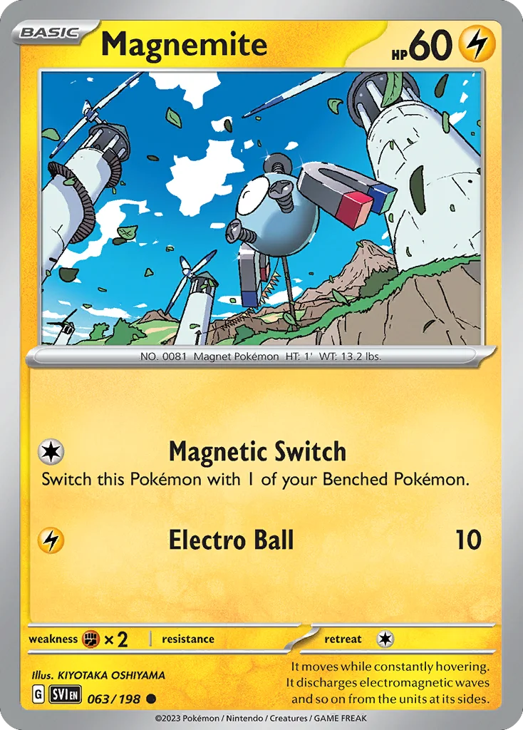 Magnemite Pokemon card