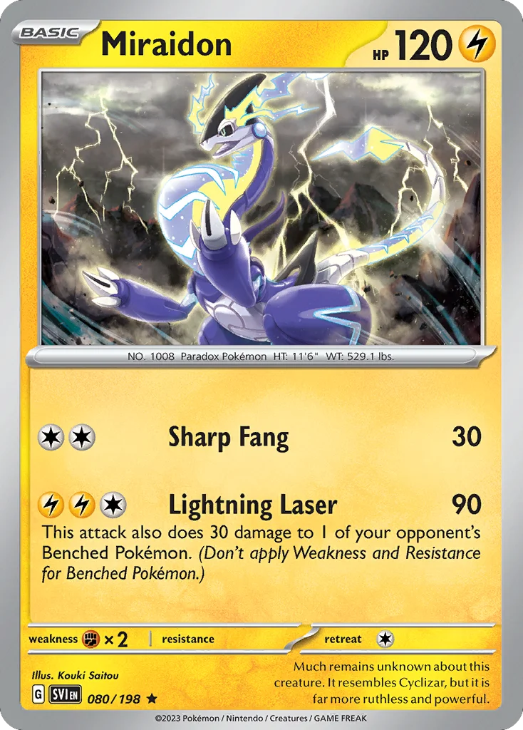 Miraidon Pokemon card