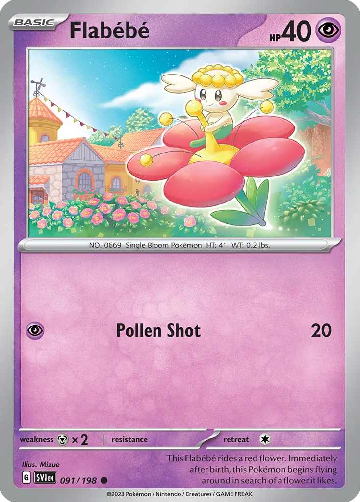 Flabébé Pokemon card