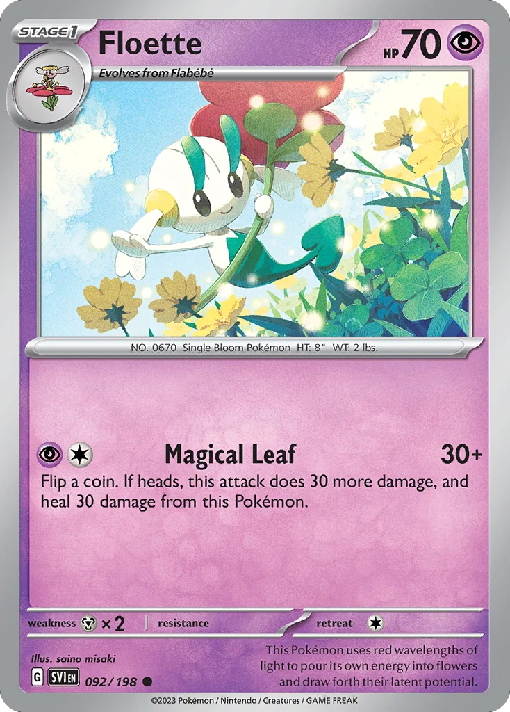 Floette Pokemon card