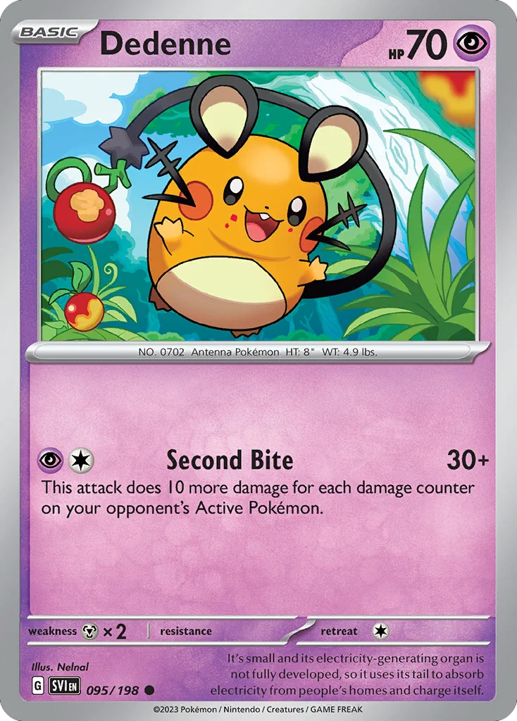 Dedenne Pokemon card