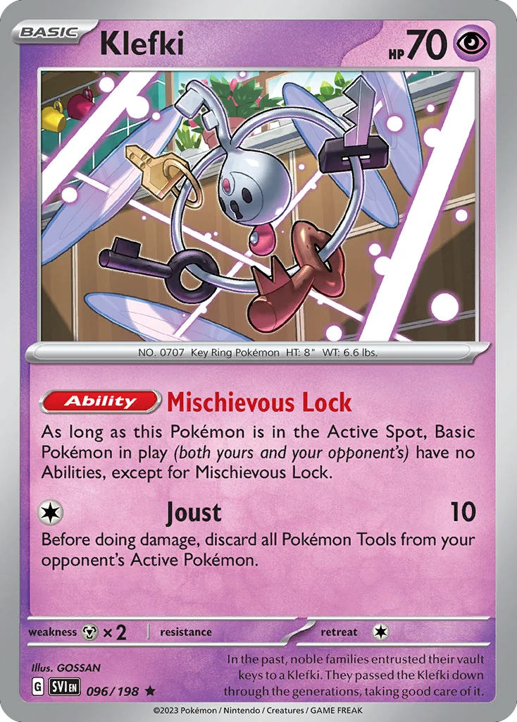Klefki Pokemon card
