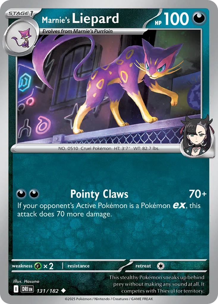 Marnie's Liepard Pokemon card