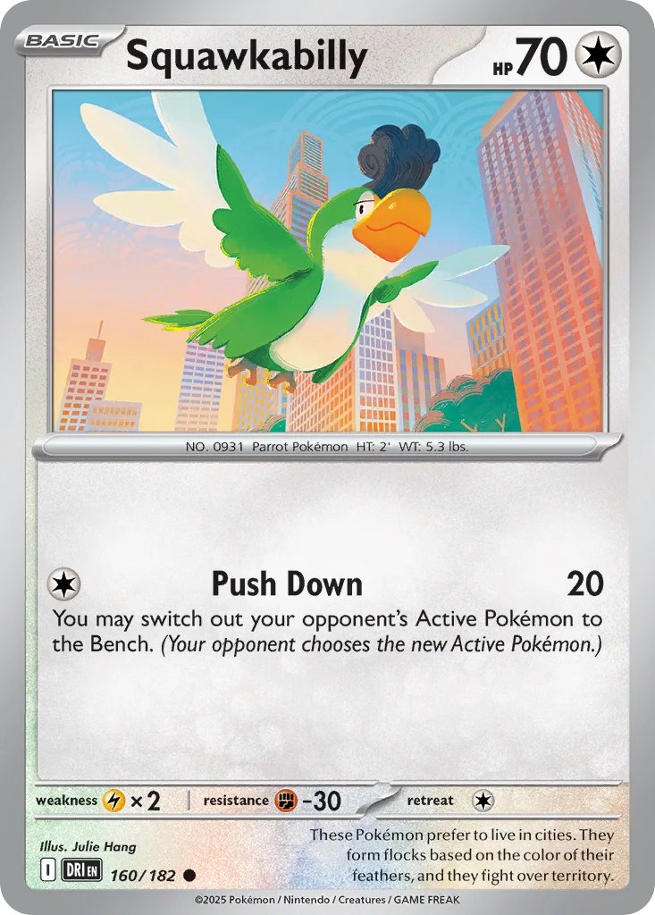 Squawkabilly Pokemon card